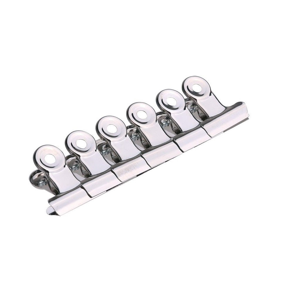 Deli Bulldog Clips 19mm Silver 6pack