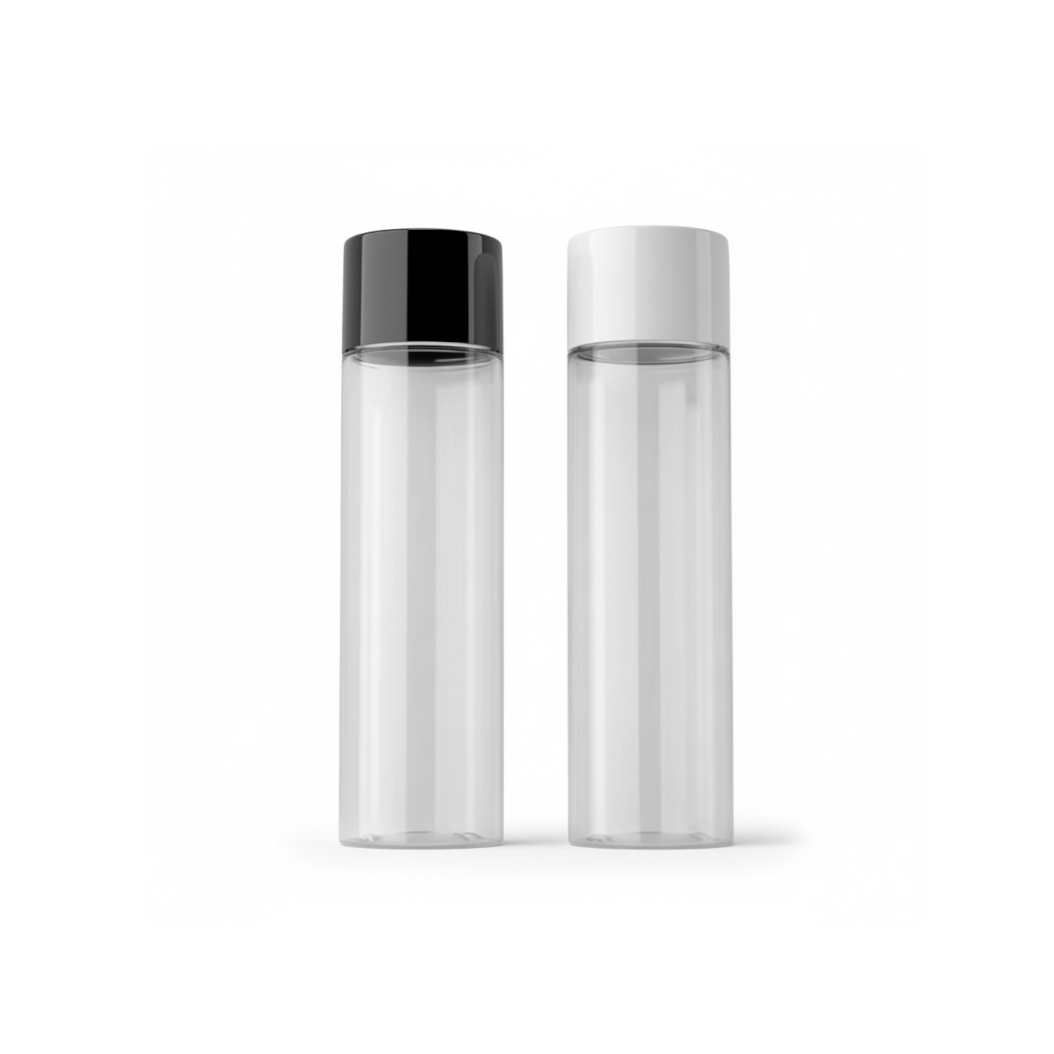 Plastic PET Water Bottle with Lid