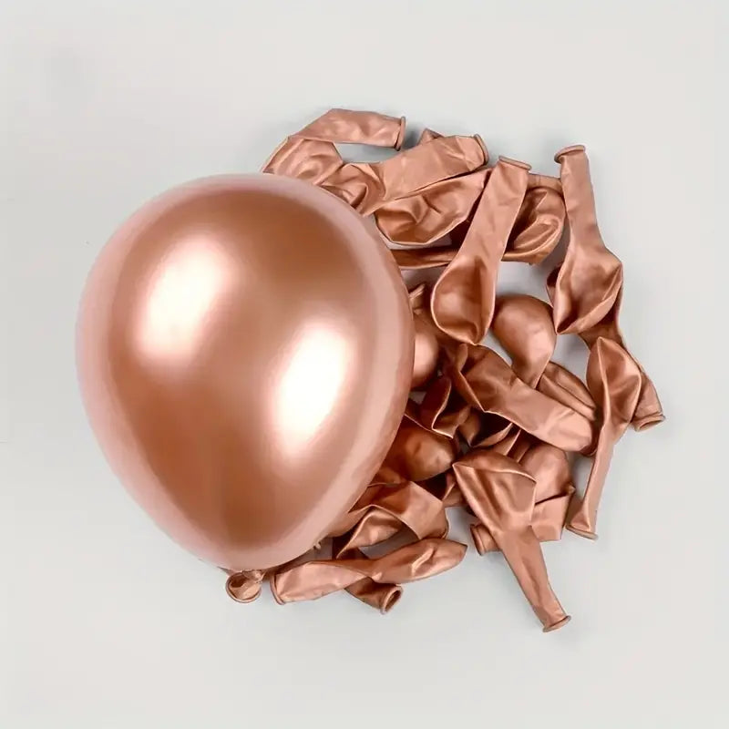 Latex Metallic Party Balloons ±30cm 12inch 10pack