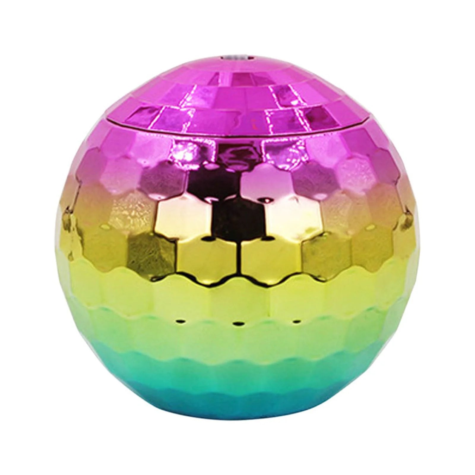 350ml Rainbow Disco Ball Smoothie Cup Tumbler with Straw