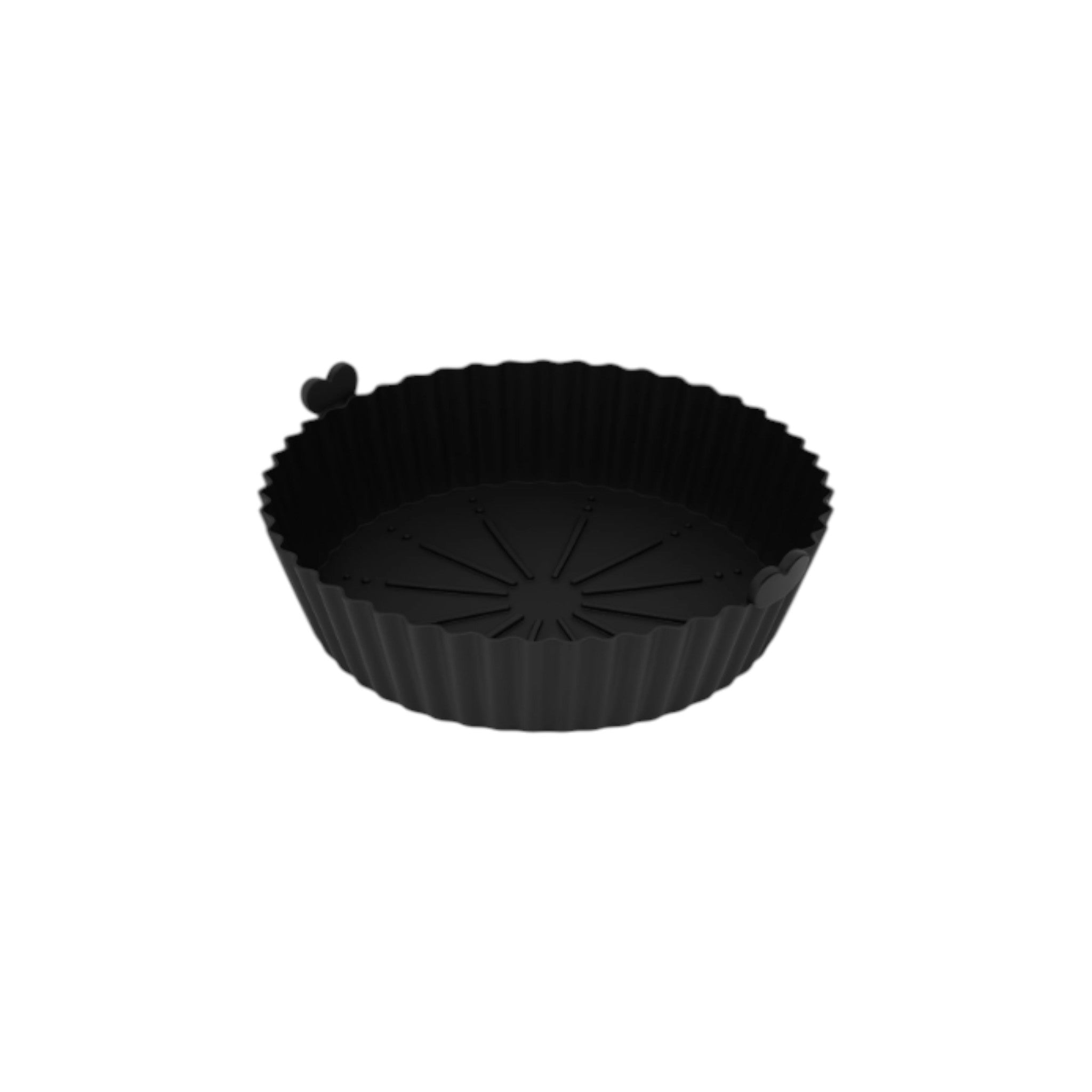 Regent Round Airfryer Black Silicone Basket 160mm