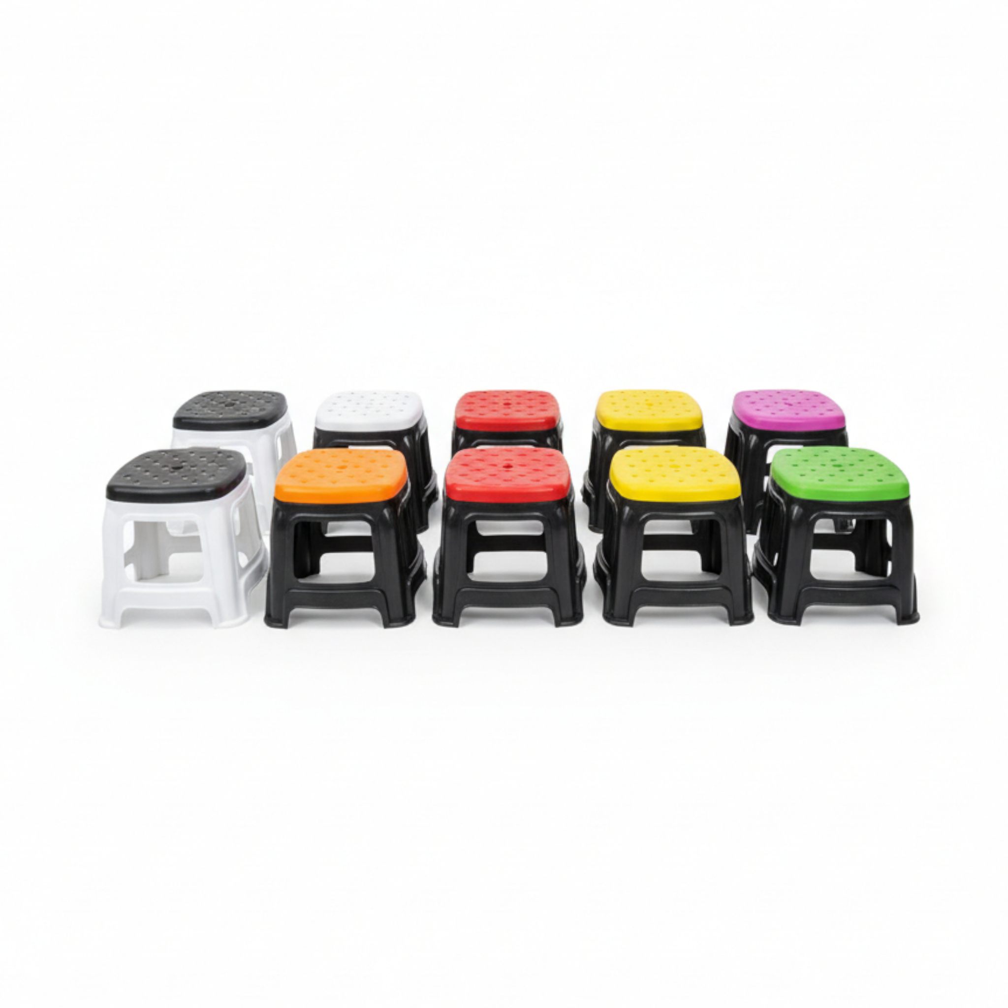 Kiddies Stackable Colourful Plastic Stool