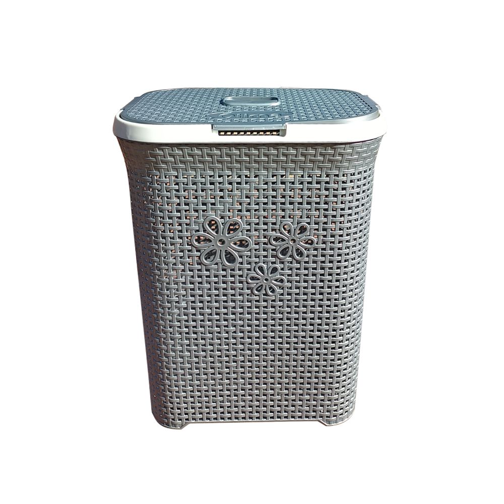 Otima 50L Daisy Laundry Bin - Linen Basket Plastic