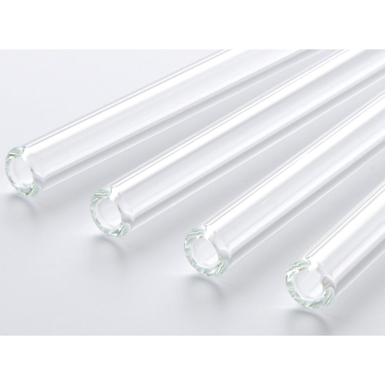 Borosilicate Glass Straw Clear Straight