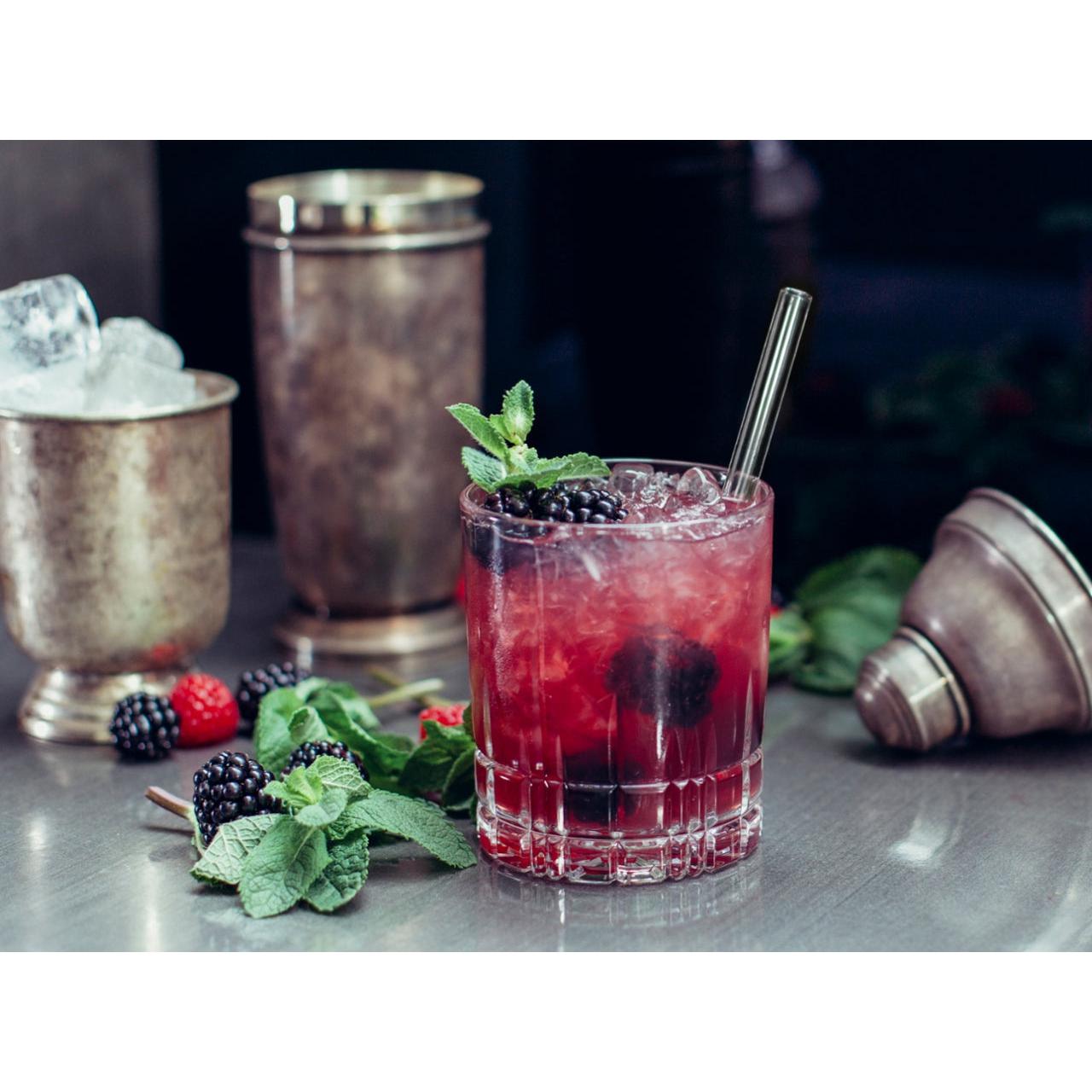 Borosilicate Glass Straw Clear Straight