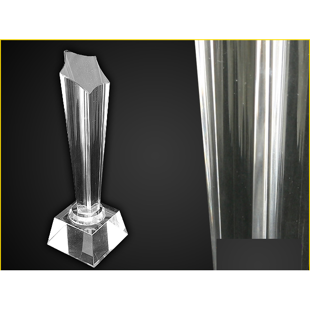 Glass Trophy Star 25cm DL-004