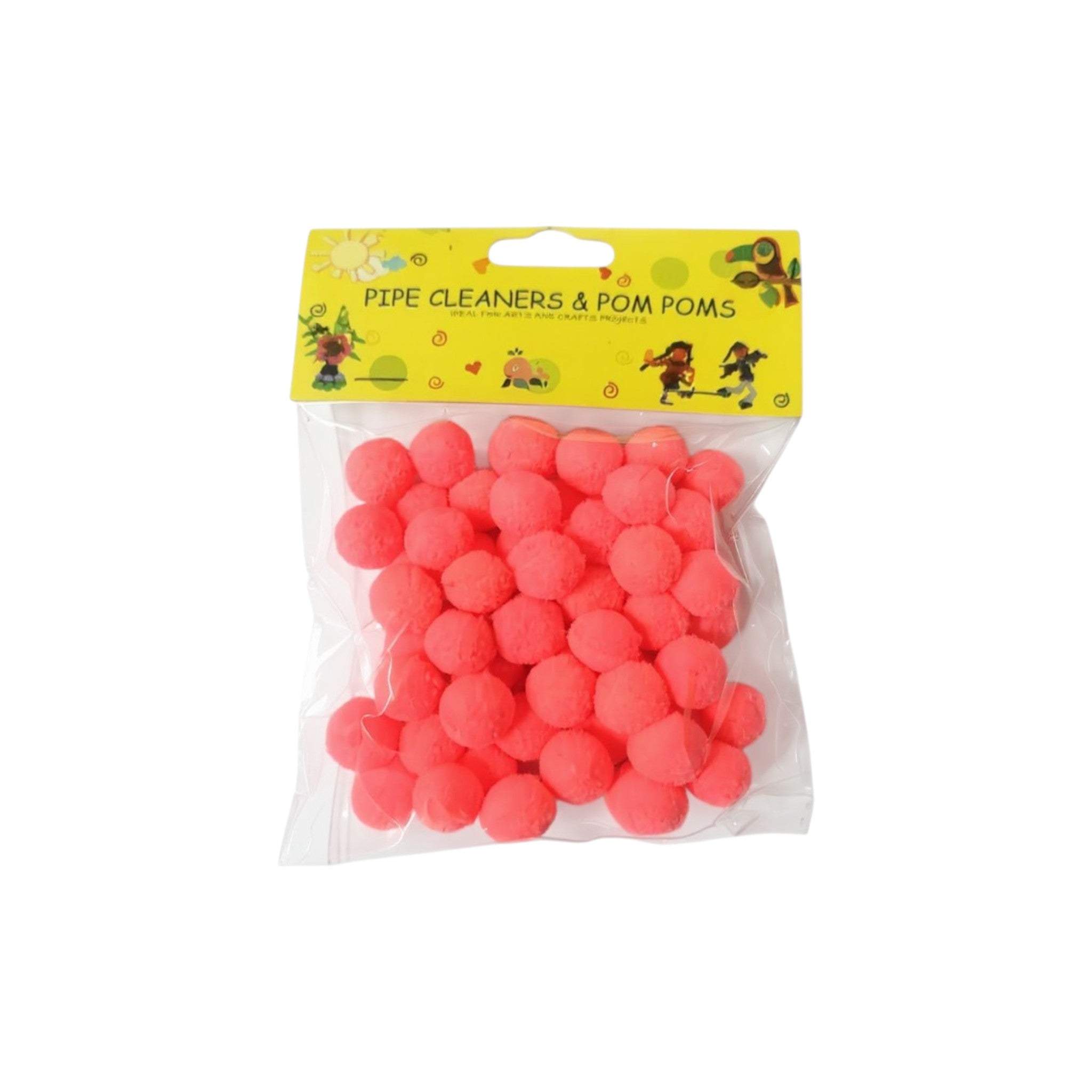 DIY Pom-Pom 1.5cm Solid Color 60pack
