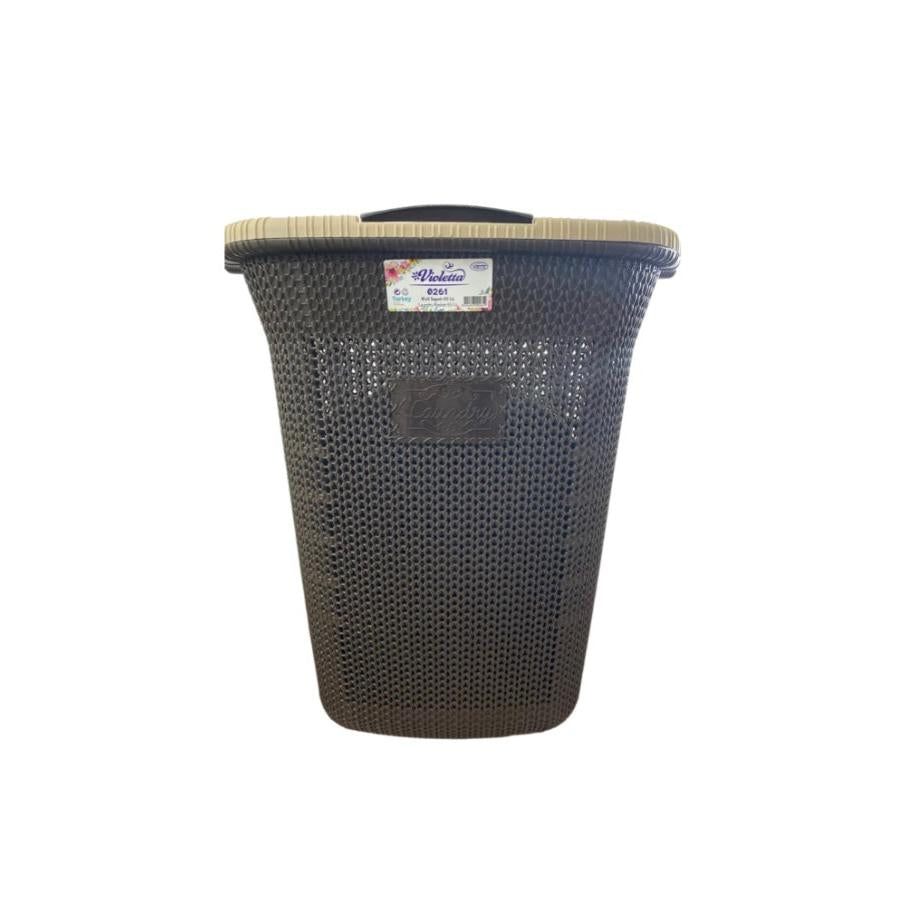 Nu Ware Laundry Basket Knit Violetta