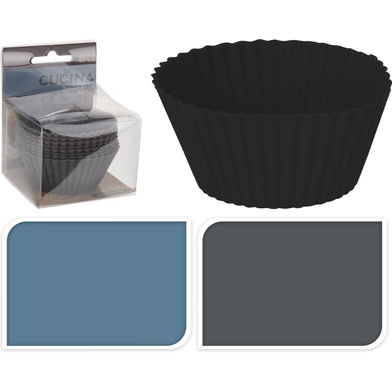 Cucina Silicone Cupcake Holders 7cm 8pack 21868
