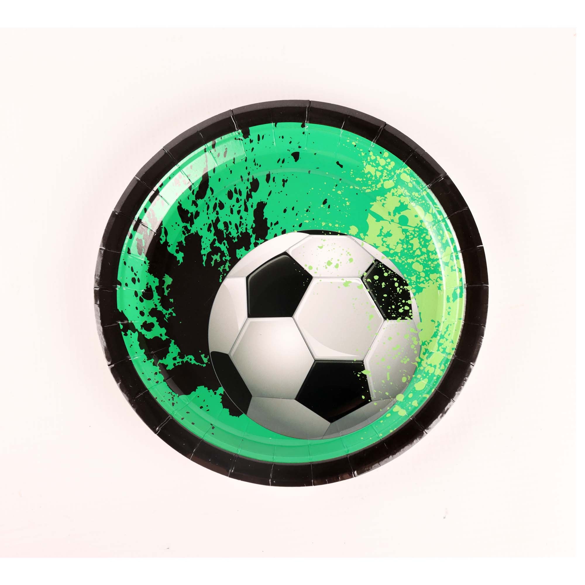 Disposable Soccer Party Paper Plate 9inch 10pack