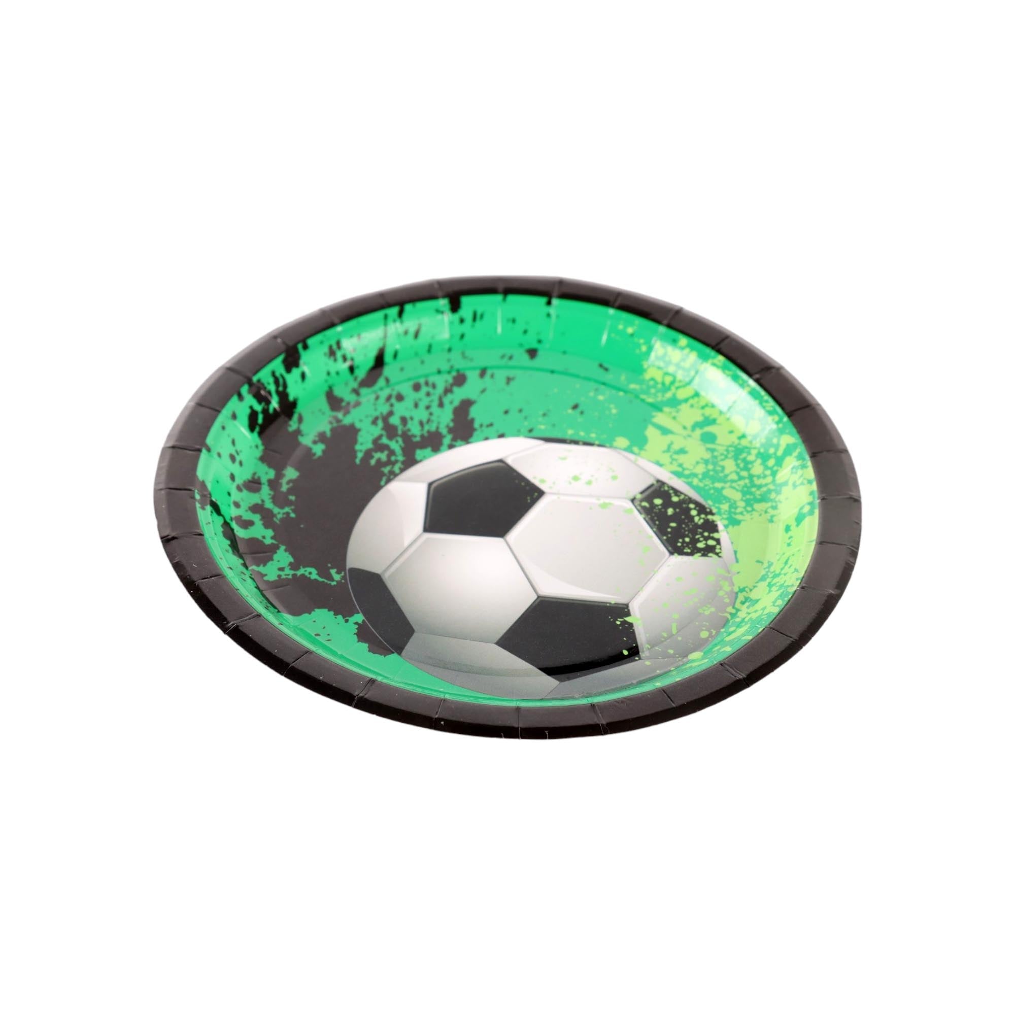 Disposable Soccer Party Paper Plate 9inch 10pack
