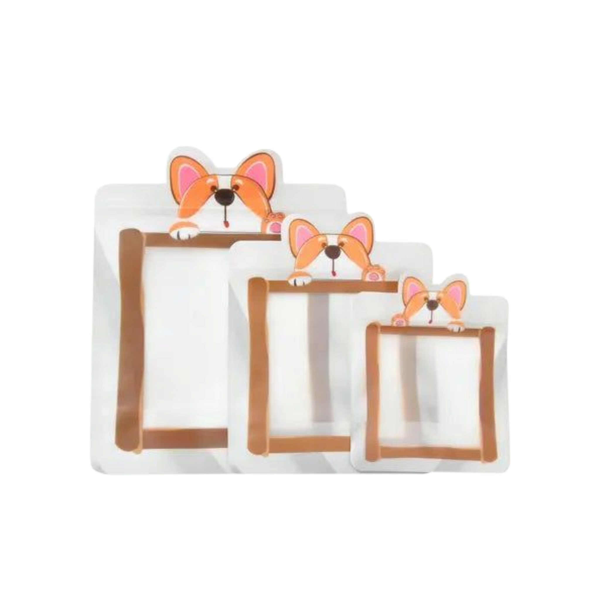 Food Saver Zip Lock Pouch Bag 18.6x13cm Stand-Up Mason Jar Shaped Resealable Storage Packaging 1pc