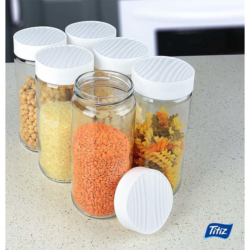 Titiz 500ml Mood Glass Storage Jar KC-282
