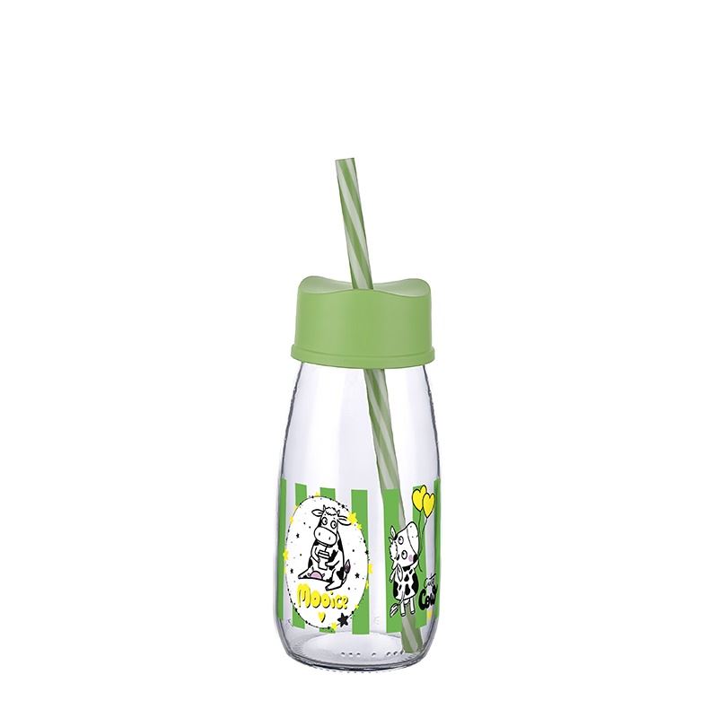 Titiz Pam Milk Bottle with Straw 250ml KC-392