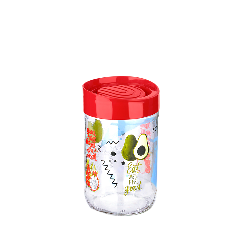 Titiz Elegant Storage Jar 660ml Patterned KC-531