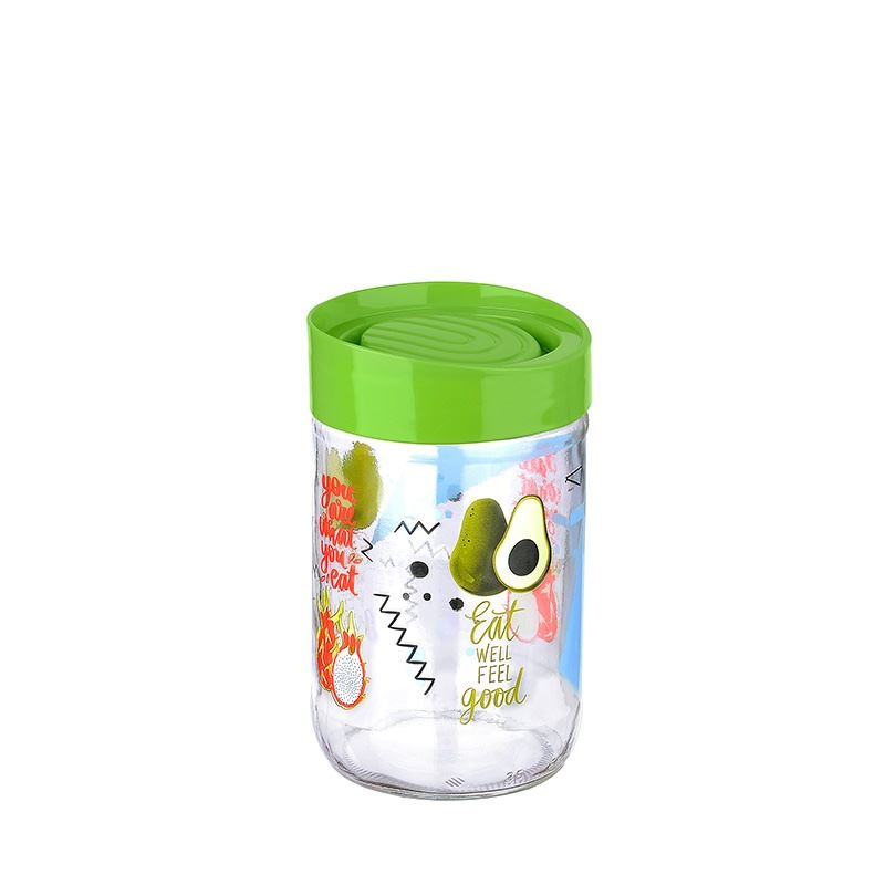 Titiz Elegant Storage Jar 660ml Patterned KC-531