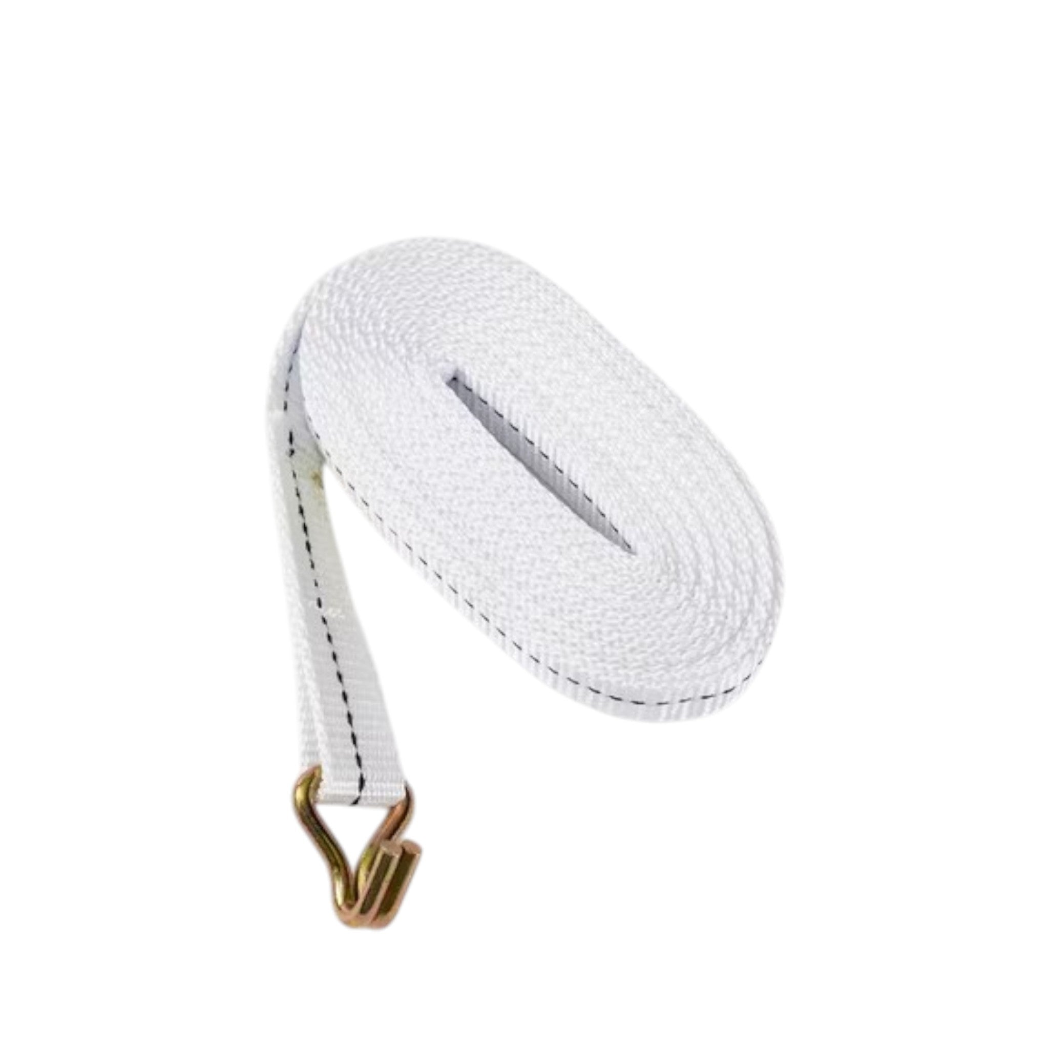 Car Towing Belt White 10mtr