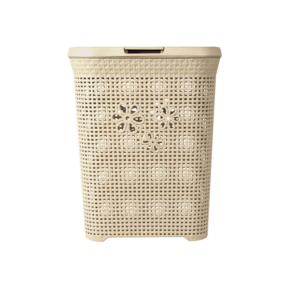 Otima 50L Daisy Laundry Bin - Linen Basket Plastic