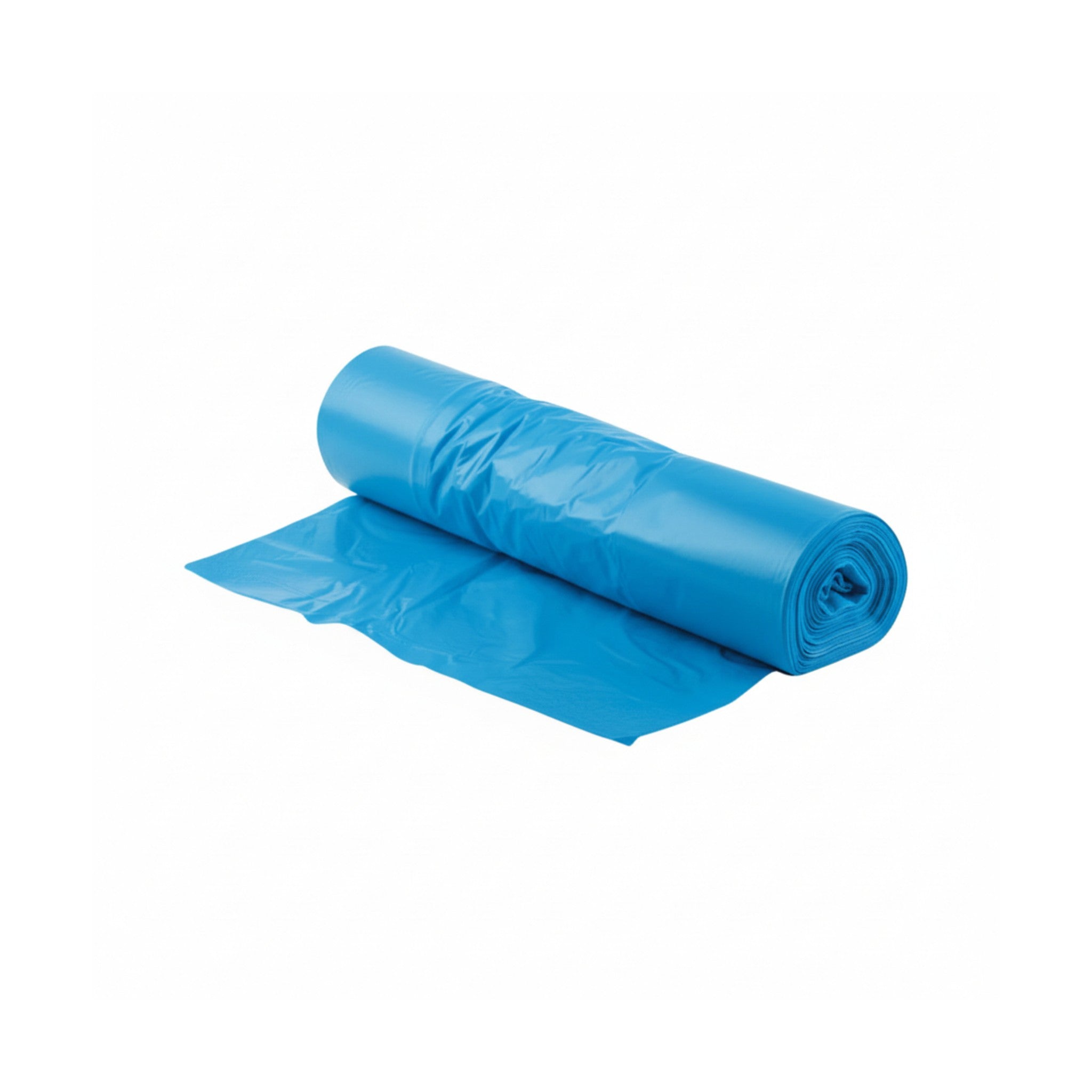 Heavy-Duty Blue Plastic Bags 45×50cm, 150microns 50pcs