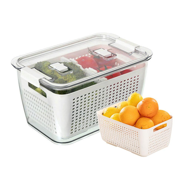Refrigerator Fruit 'n Vegetable Storage and Drain Basket XP1234