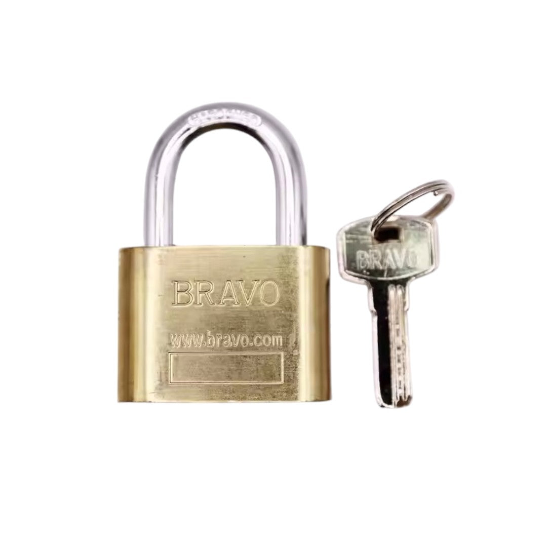 Padlock Gold Bravo 60mm 3107 1 Sjs