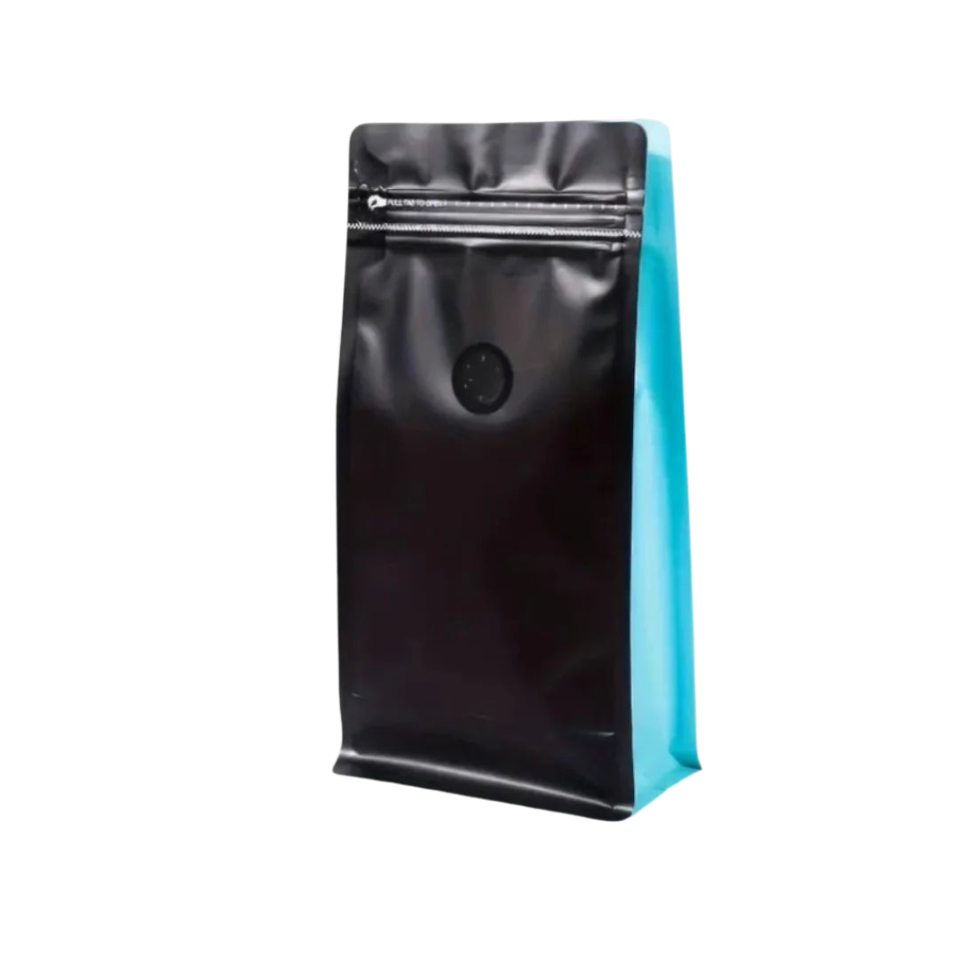 Aluminium Metalized Zip Lock Resealable Foil Stand Up Coffee Bags with No Window 10Pack