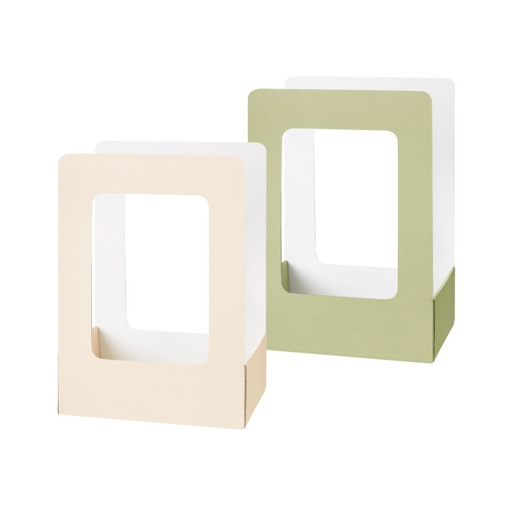 Leah Living Florist Vase Gift Card Box Green