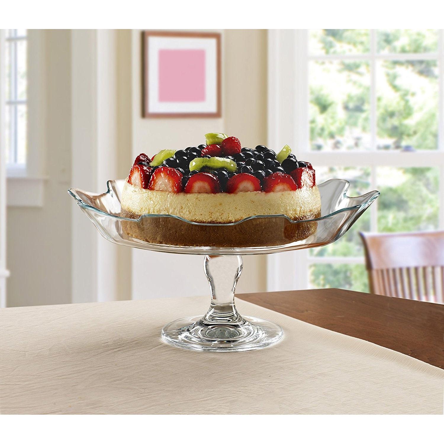 Pasabahce Patisserie Server Platter Footed 320mm 23091