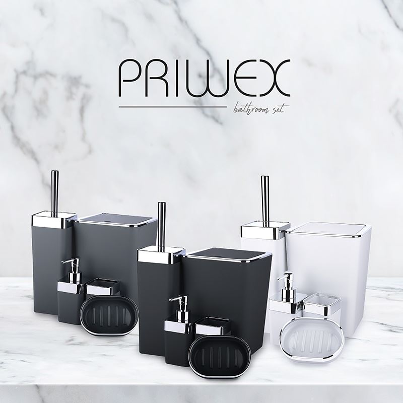 Titiz Priwex 5 Piece Bathroom Set Contemporary Series TP-558