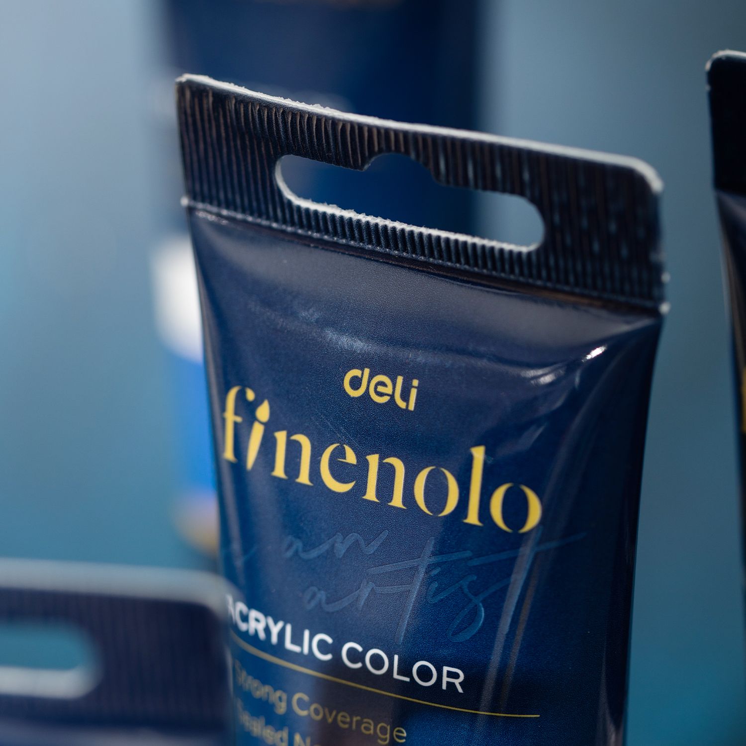 Deli Finenolo Acrylic Paint 75ml Lamp Black EC75-BK