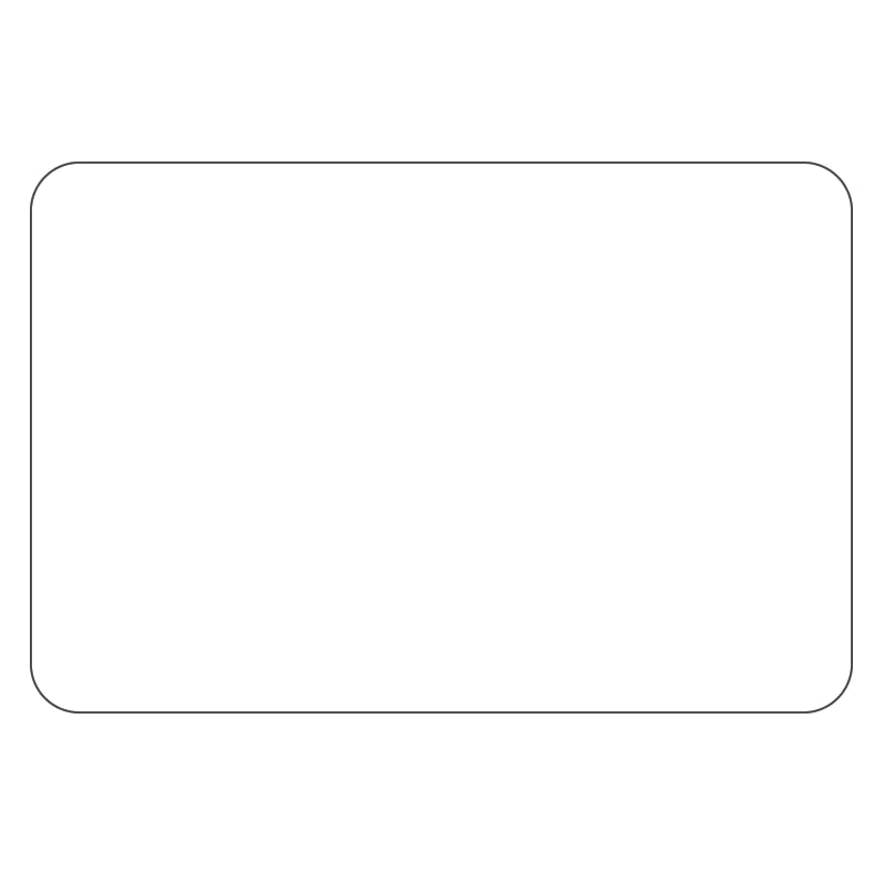 Auto Labels Stickers 13x19mm White Rectangular 950pcs
