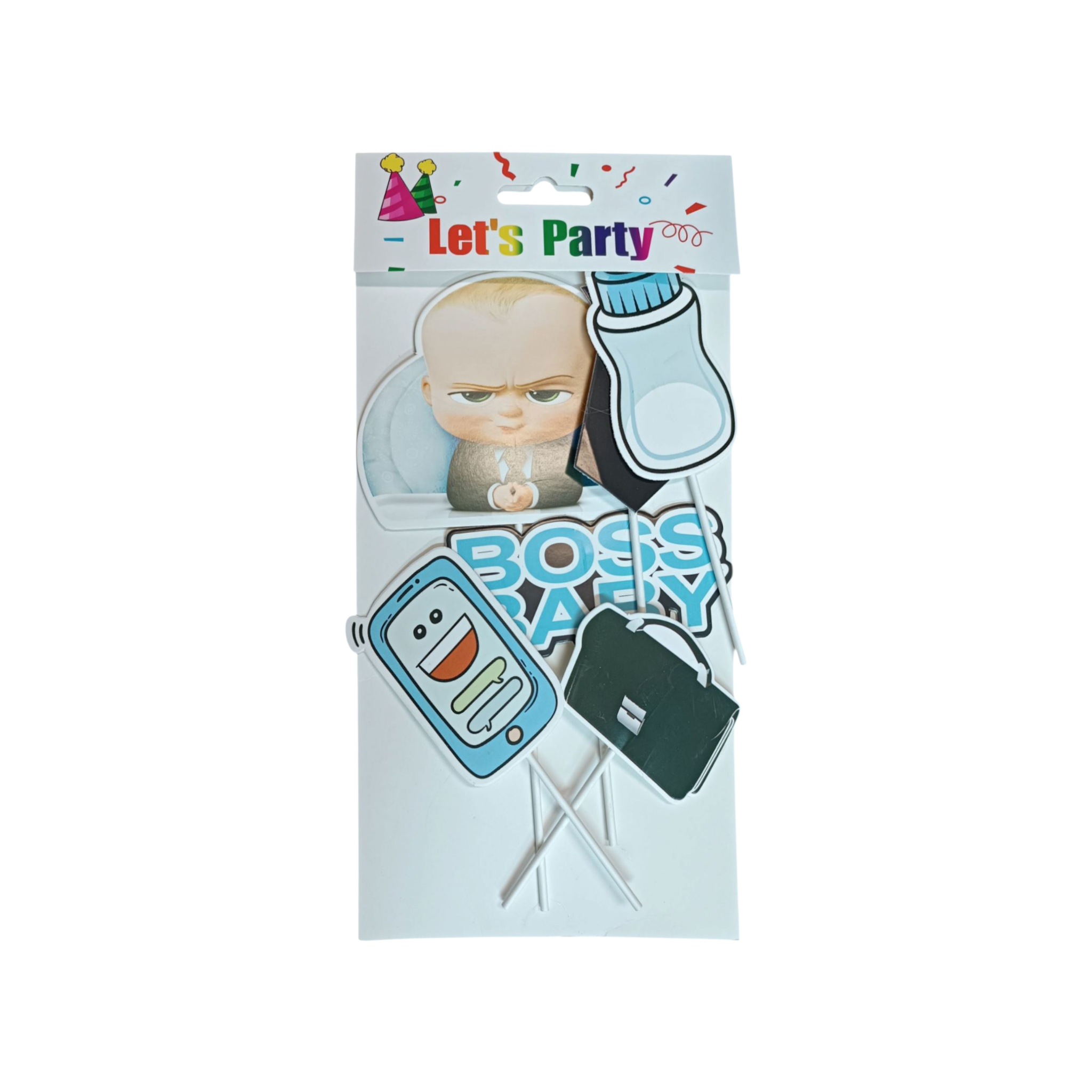 Disney Boss Baby Paper Cake Topper Set 6pack