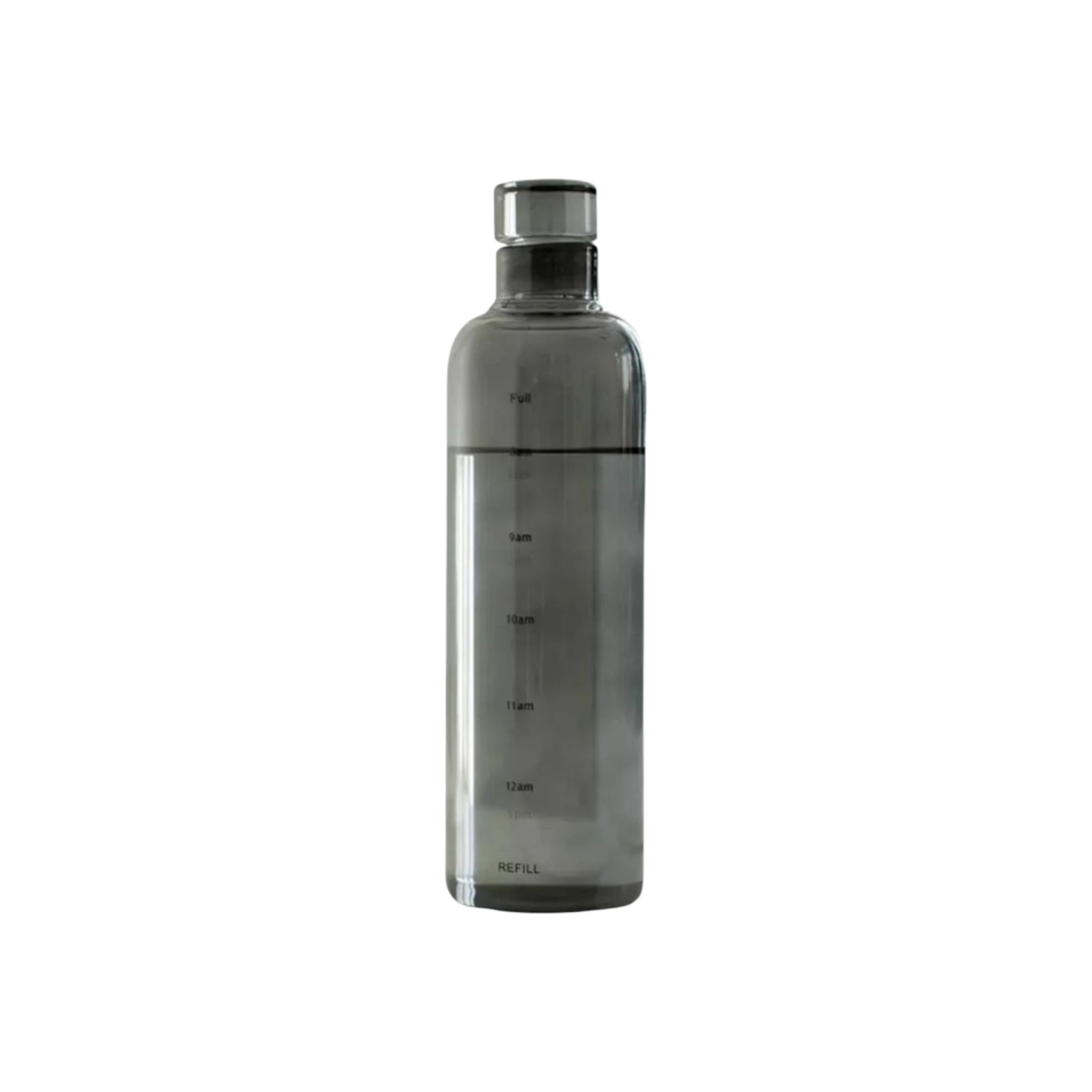 Elegant Time-Scale Sports Water Bottle Acrylic 500ml - Leak Proof 23x6.5cm