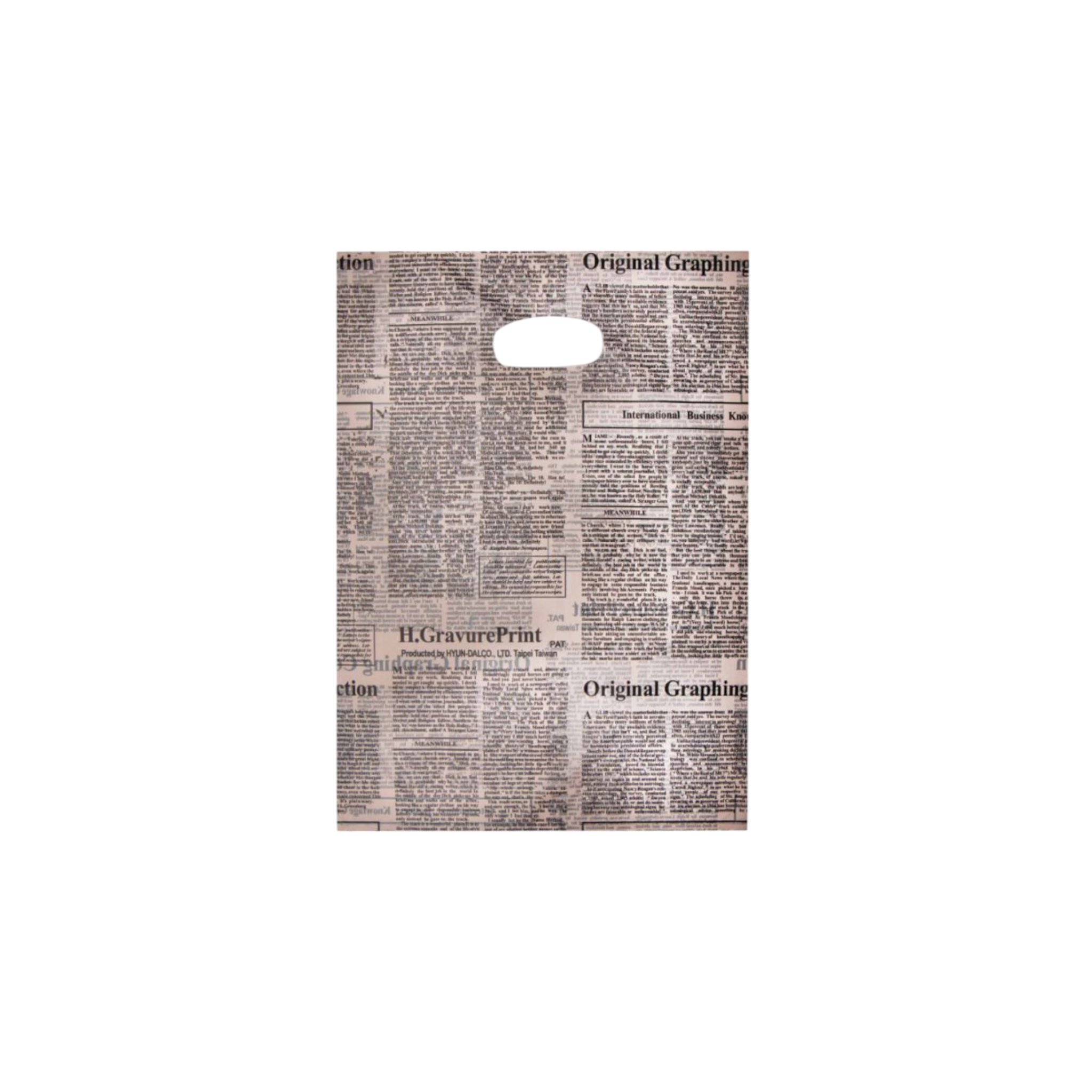 Plastic Boutique Bag Printed Medium 25x35cm 25pack