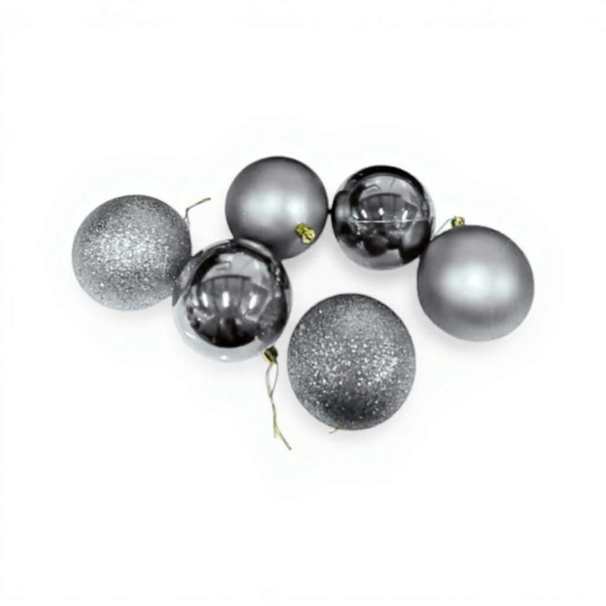 Decorative Color Balls 6cm 6pack