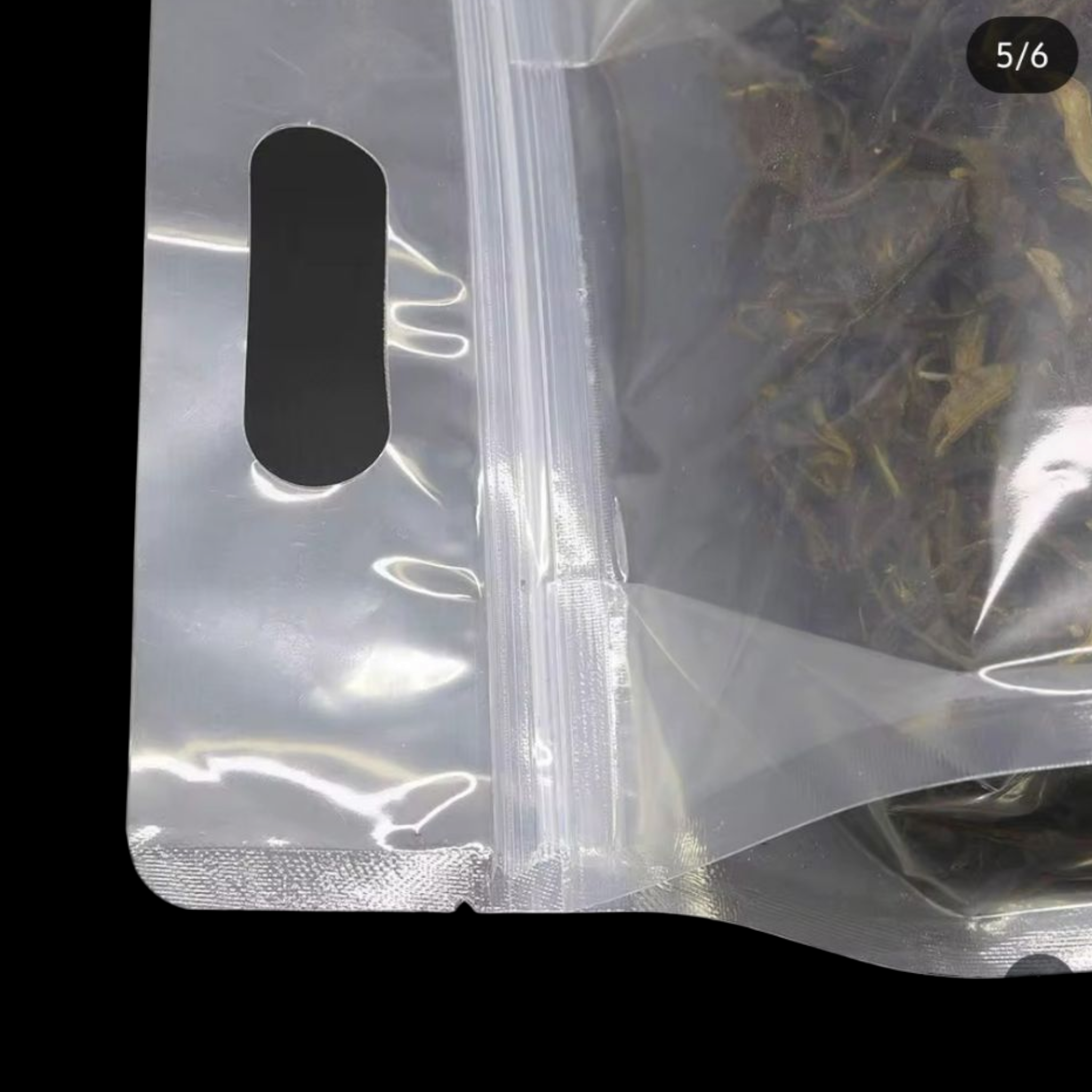 Food Grade Zip Lock Stand-Up Carry Pouch Plastic Bags Portrait Transparent with Handle Flat Bottom Gusset 10pack Resealable