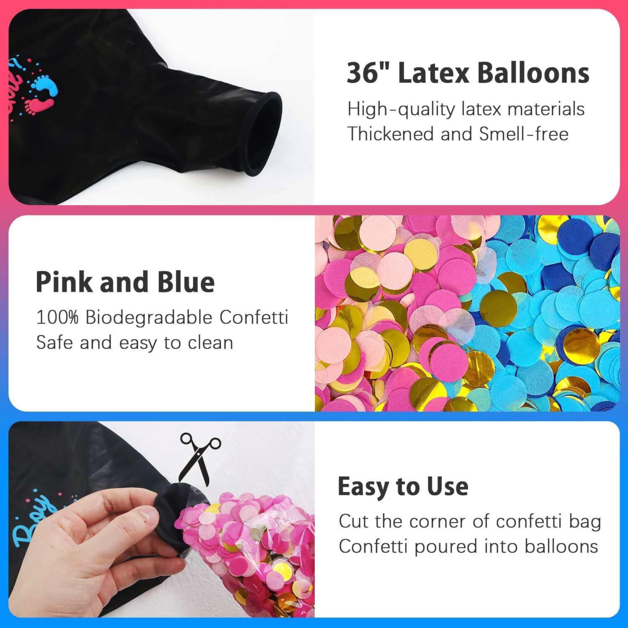 Gender Reveal Party Balloon Boy or Girl