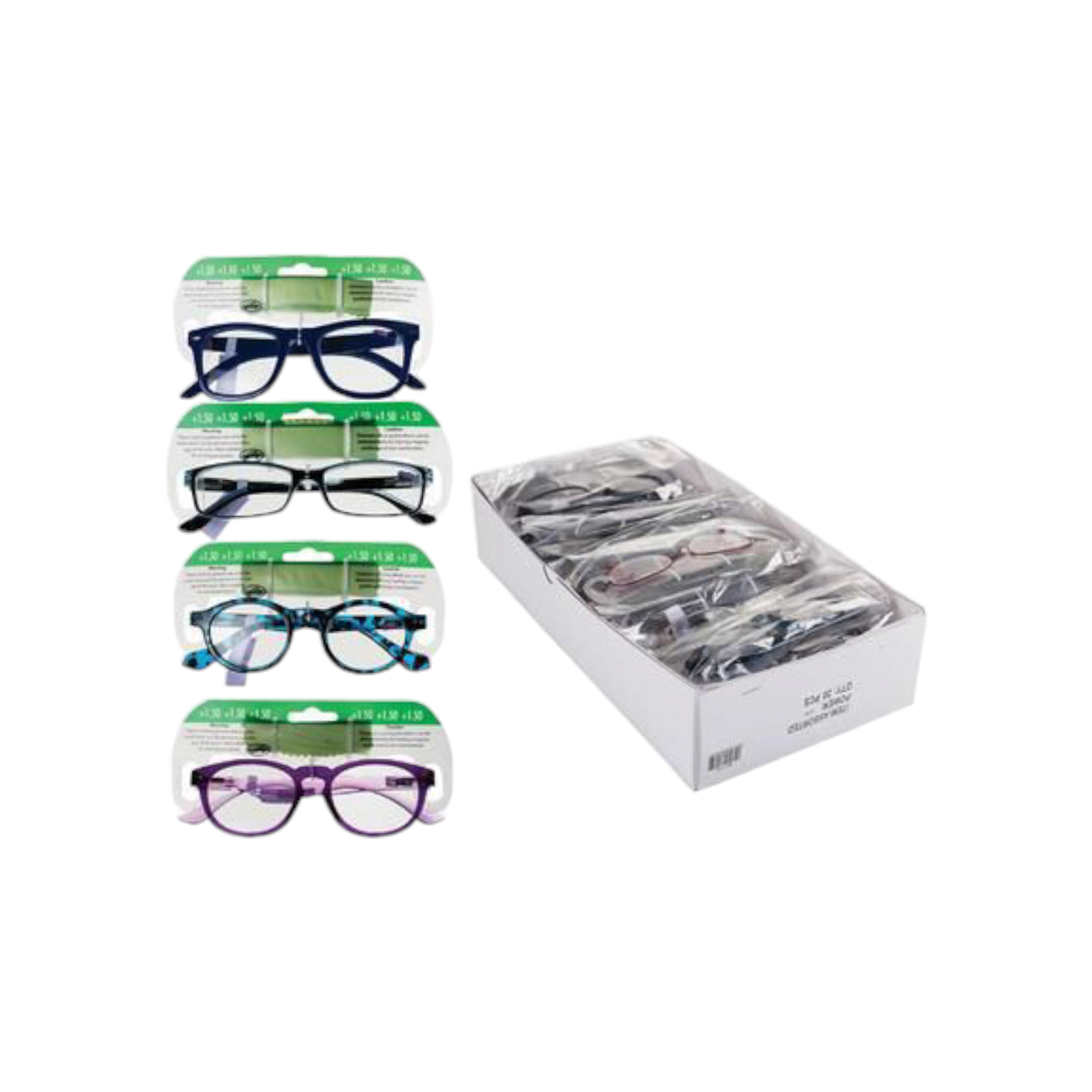 Reading Glasses Assorted Style Strength 1.5