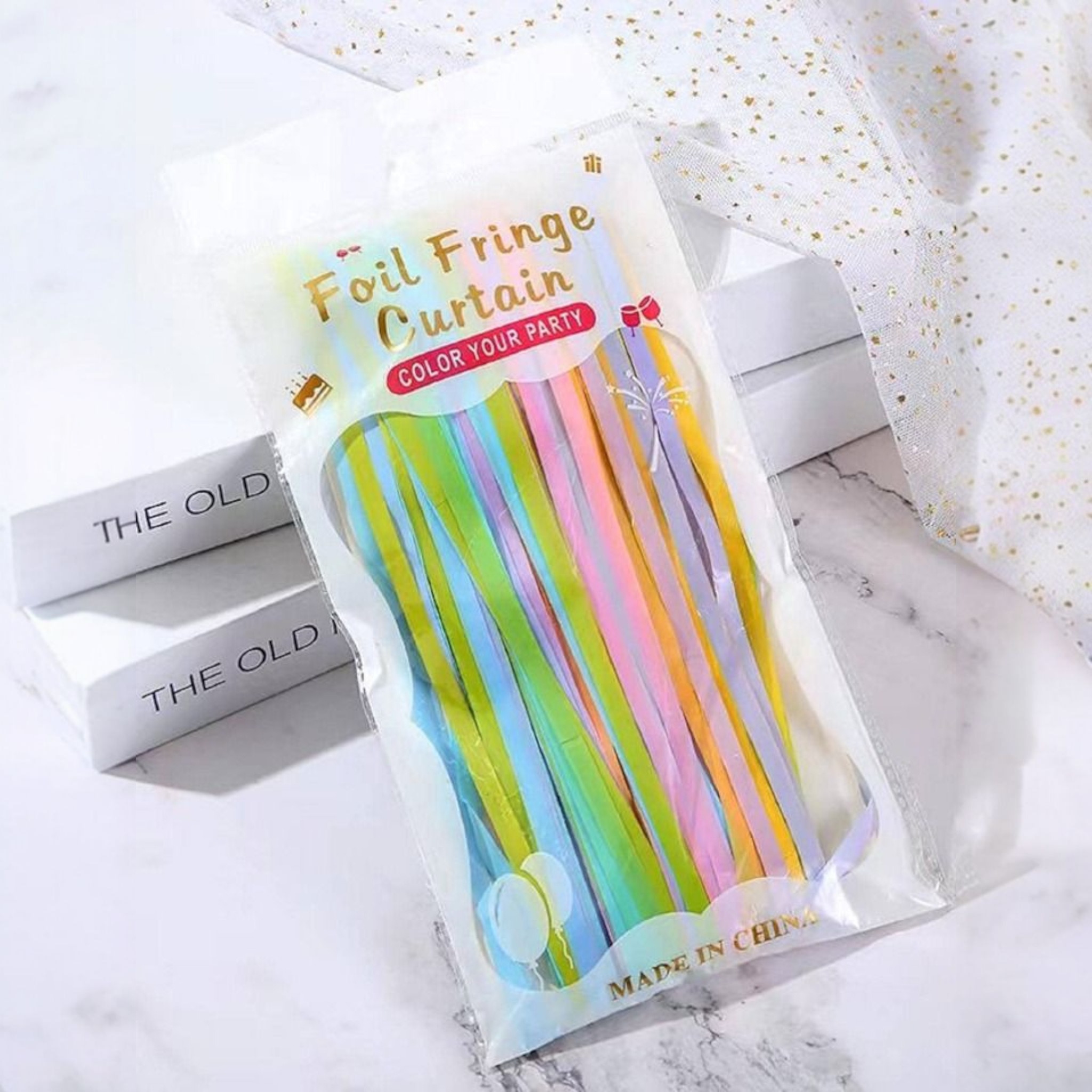 Foil Fringe Decorative Party Curtain 1.2mtr