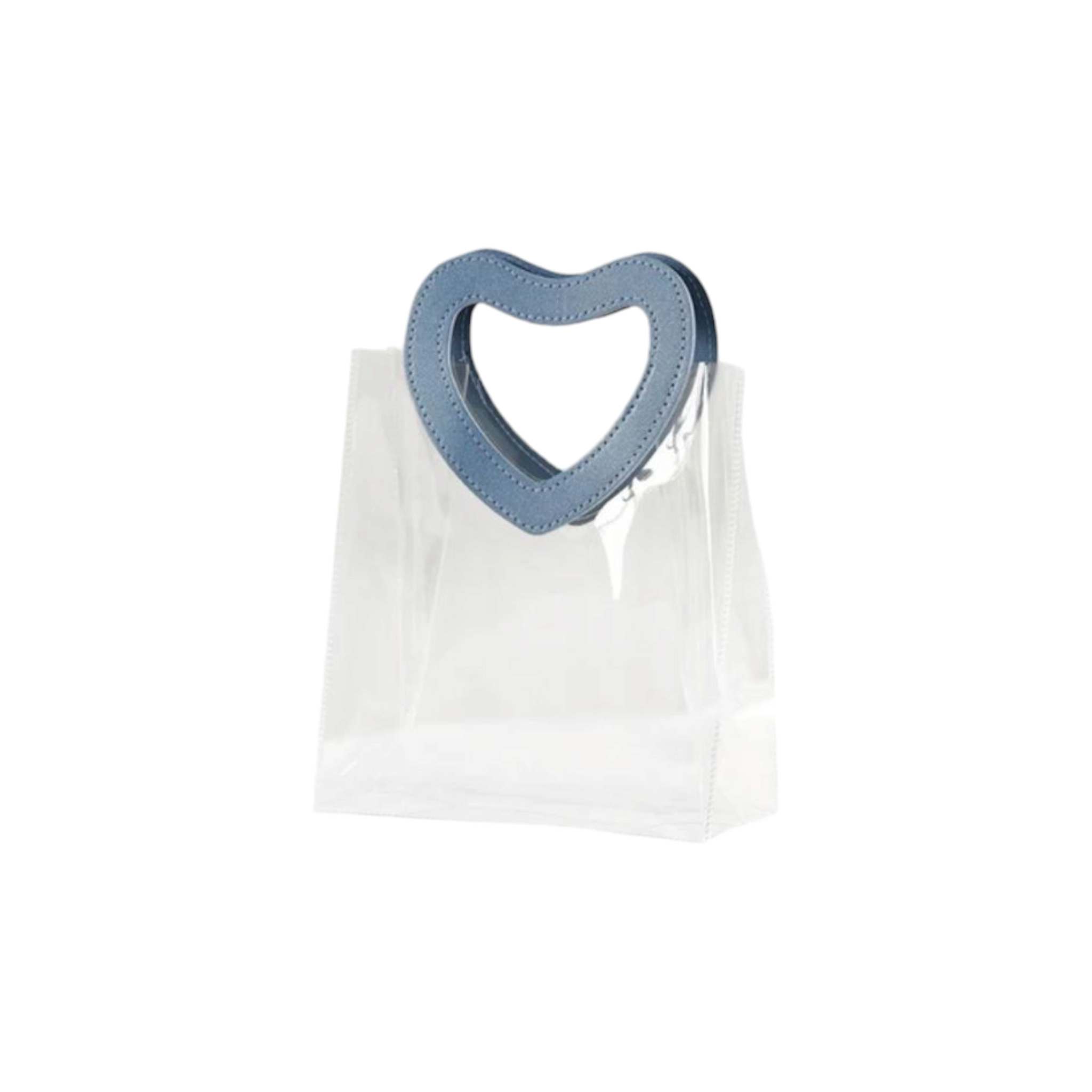 PVC Gift Bags with Heart Handle