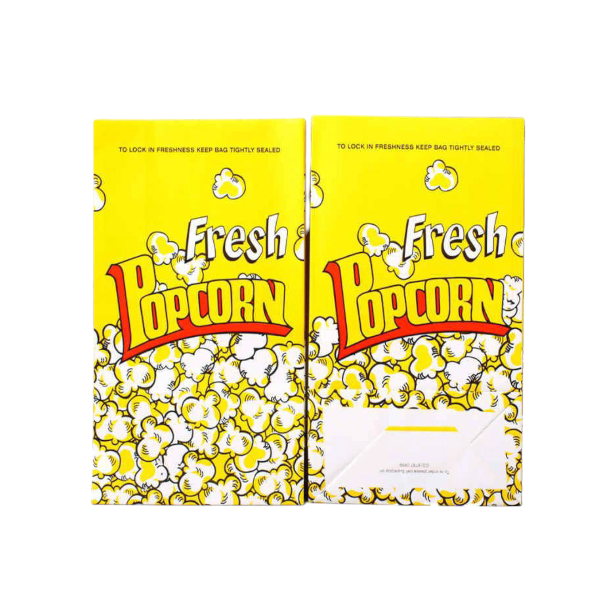 Retro Popcorn Paper Bags 10pack