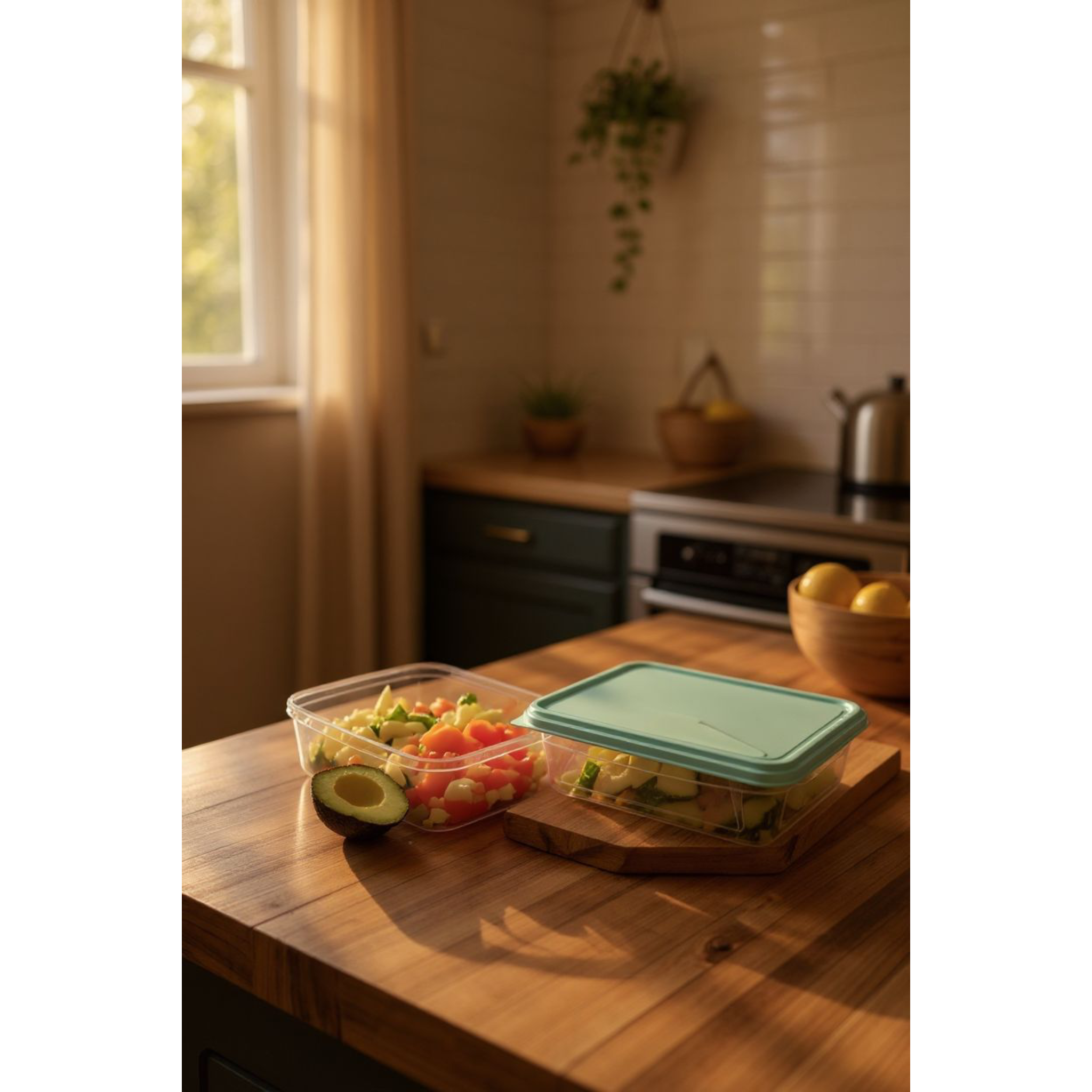 Nu Ware Madrid Storage Box Shallow 1.4Ltr 22x15x7cm