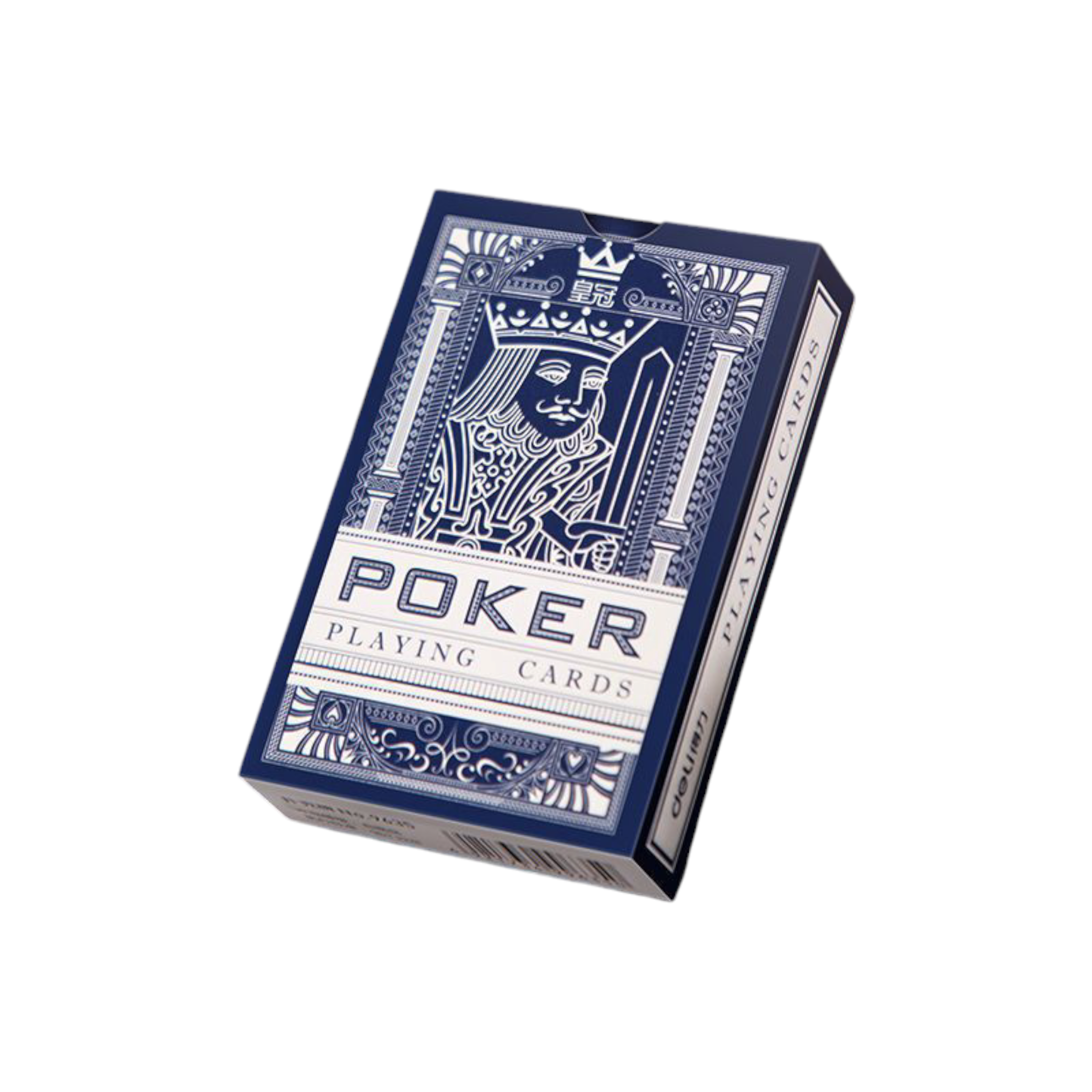 Deli Traditional Poker Game Blue 87x57mm
