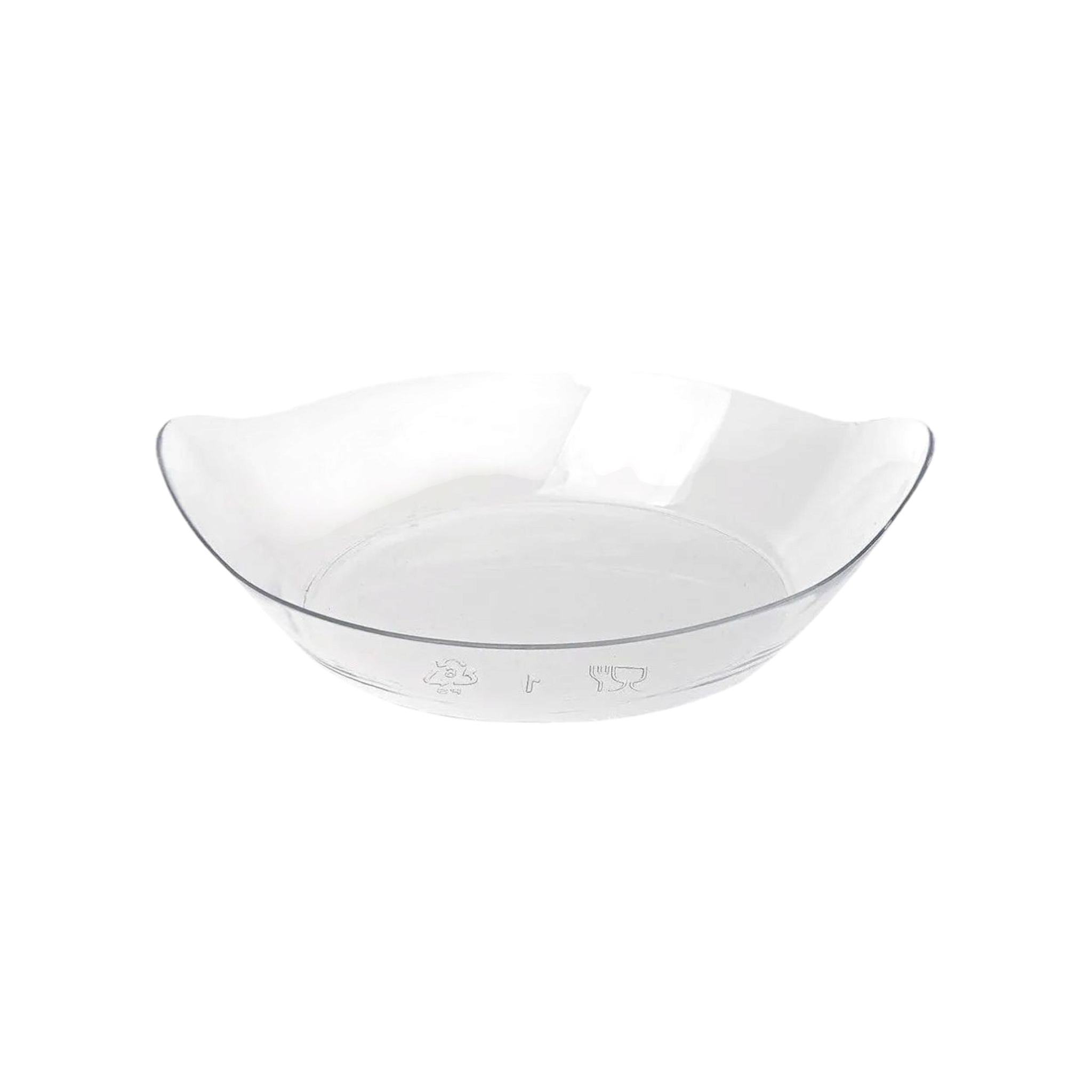 Acrylic Oval Shaped Reusable Dessert Cup 8x5x2cm 10pack