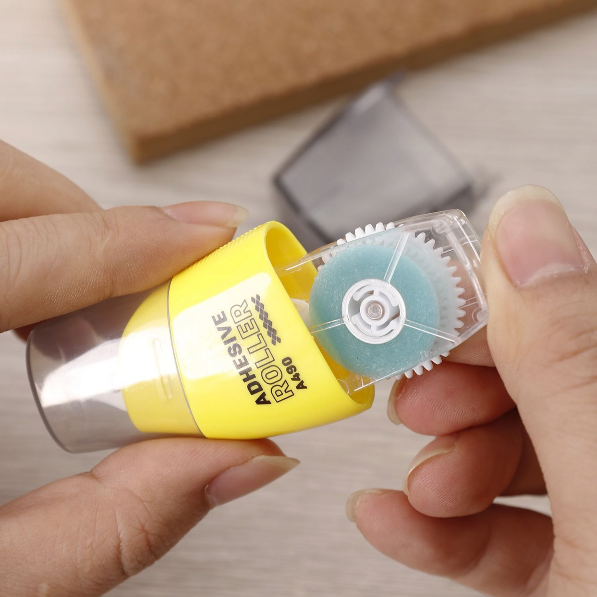 Deli Adhesive Roller Refill 8mx6mm Transparent