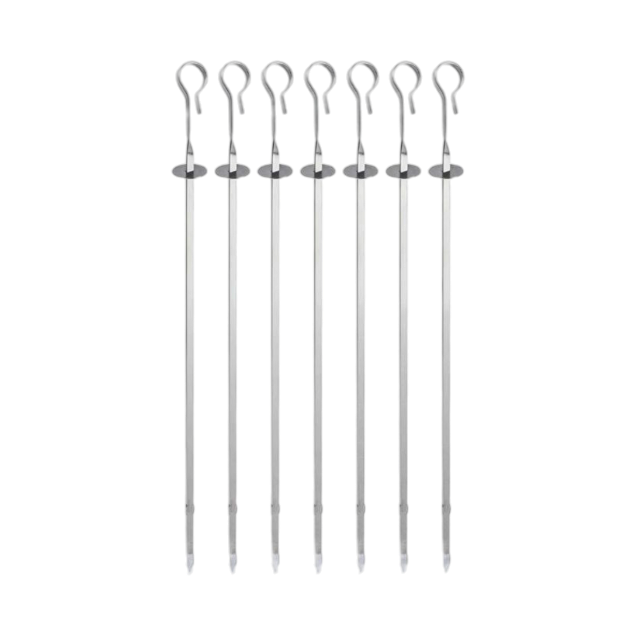 BBQ Braai Grill Skewer Set 35cm Stainless Steel