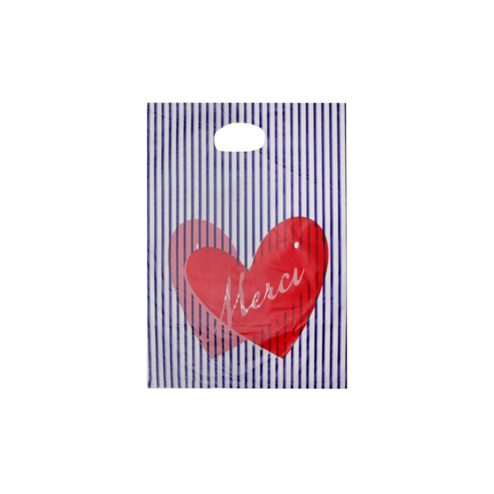 Plastic Boutique Bag Printed Medium 25x35cm 25pack