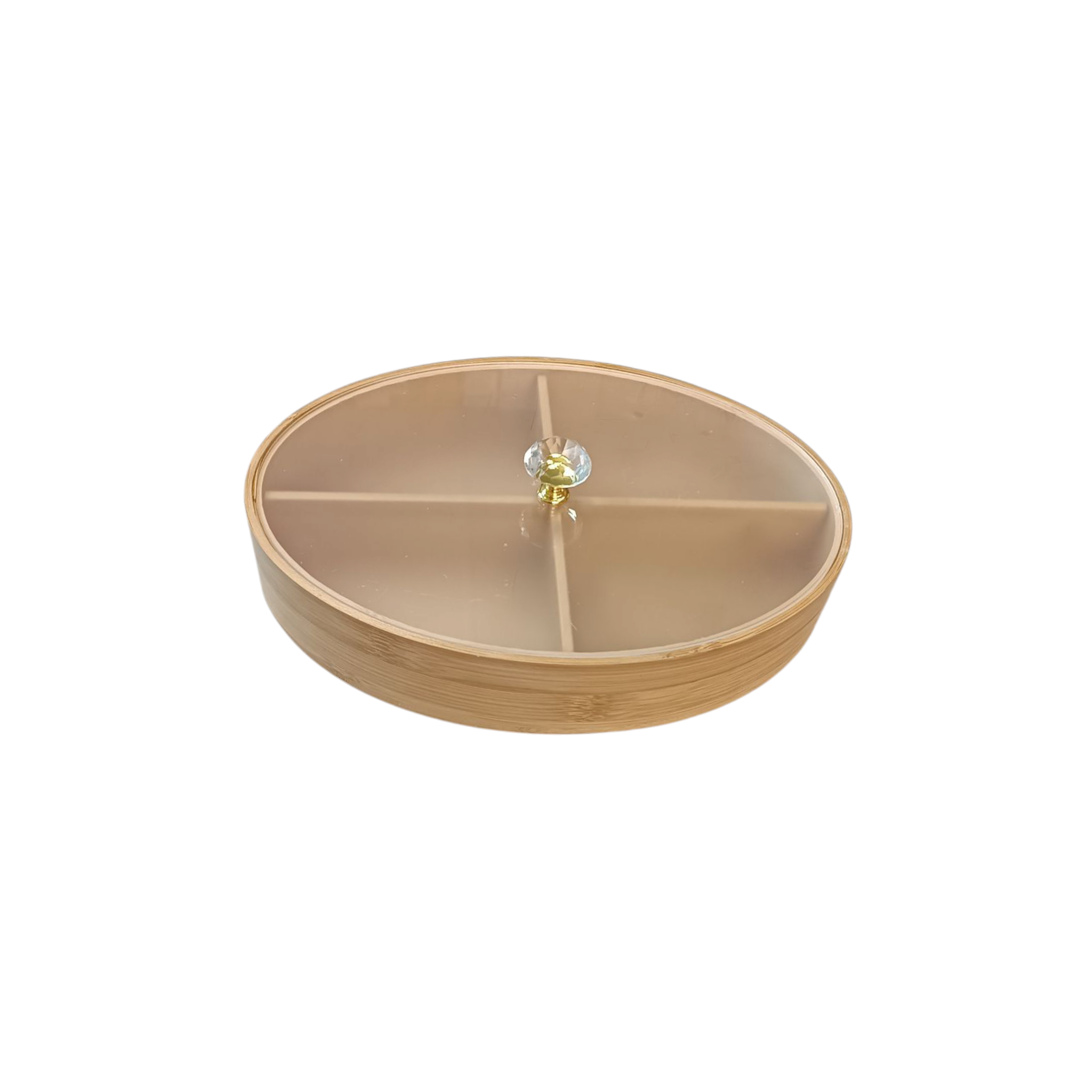 Light Brown Bamboo Wooden box