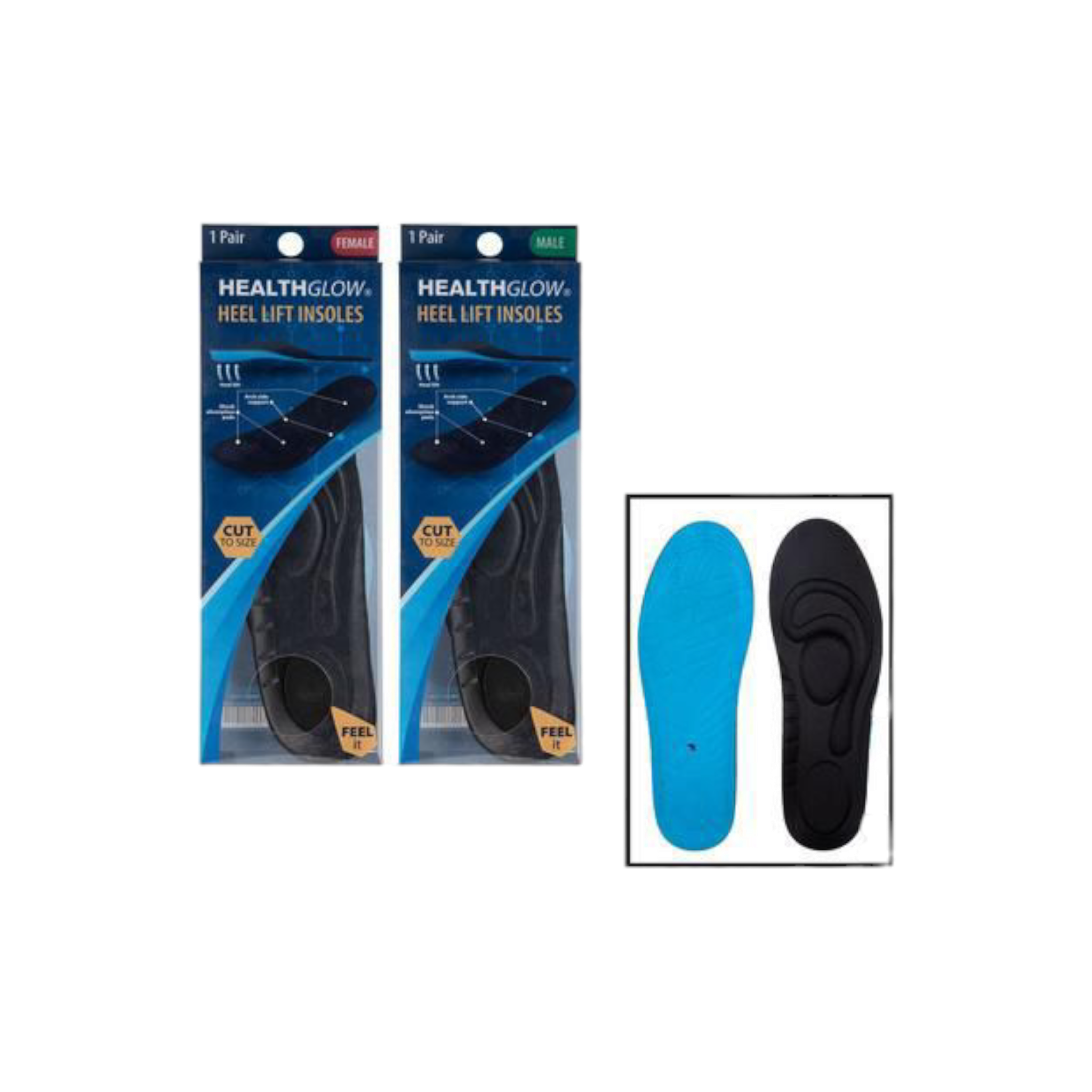 Inner Soles 1 Pair Heel Support
