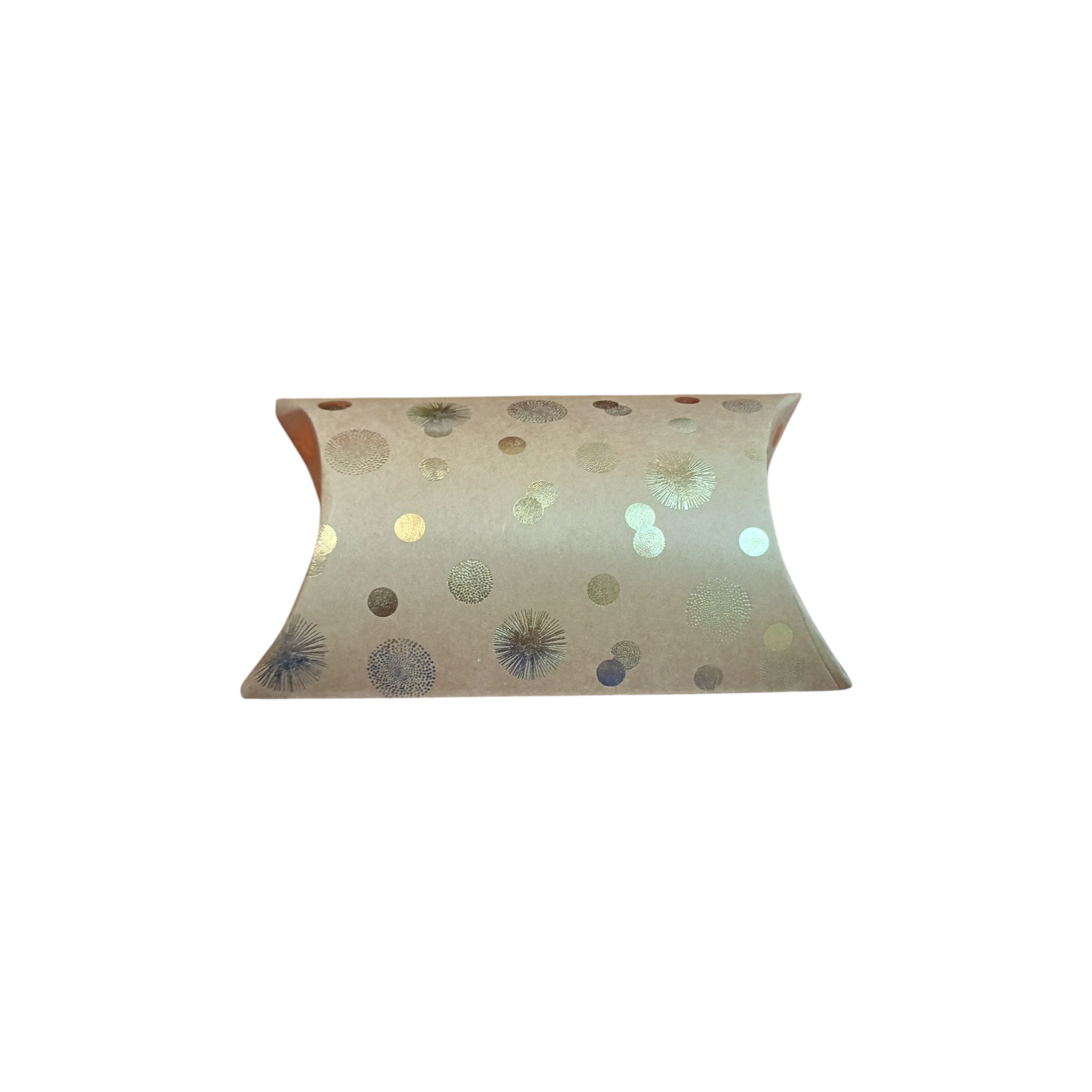 Natural Kraft Pillow Gift Box 15 x 13.5cm 2 Pack